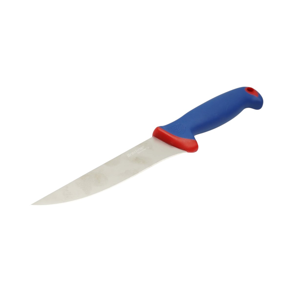 Cutit dezosat profesional 15cm, lama otel 5Cr15MoV, maner Nylon albastru-rosu Breckner Germany - imagine 2