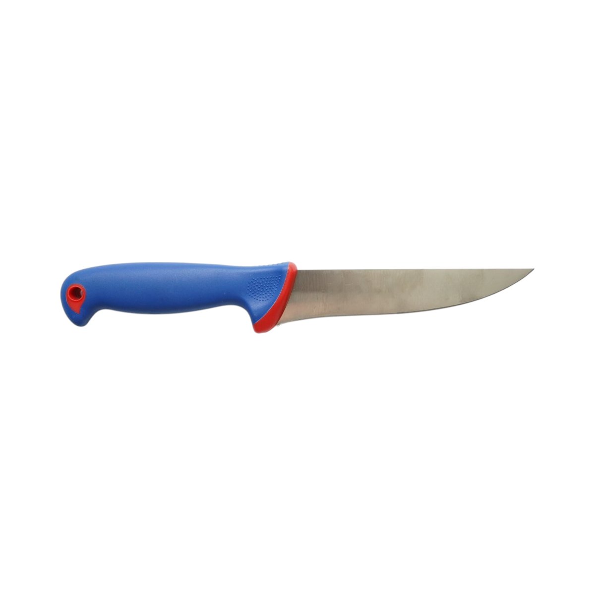 Cutit dezosat profesional 15cm, lama otel 5Cr15MoV, maner Nylon albastru-rosu Breckner Germany - imagine 3