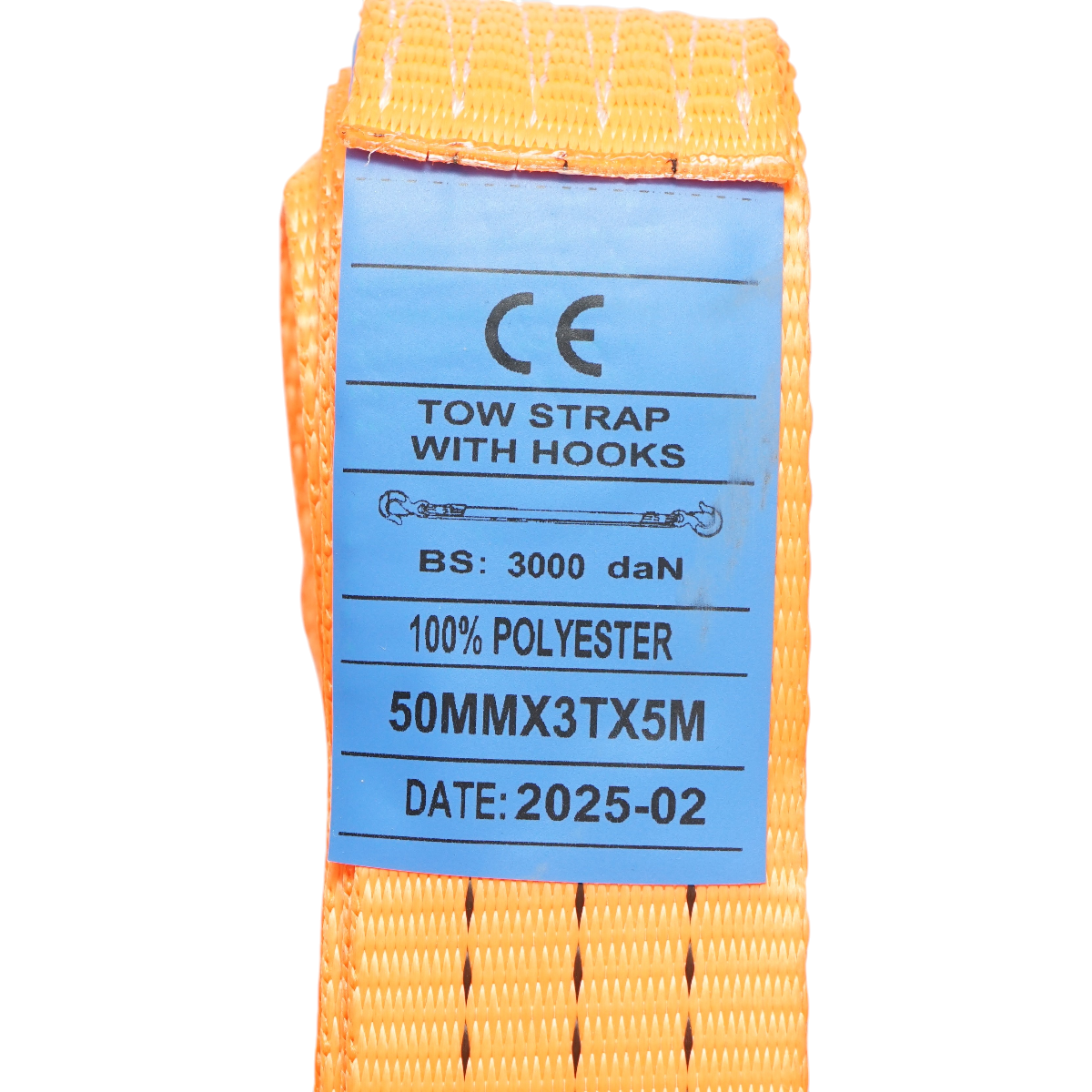 Chinga remorcare 5mx50mm 3T carlig cu siguranta Breckner Germany - imagine 5