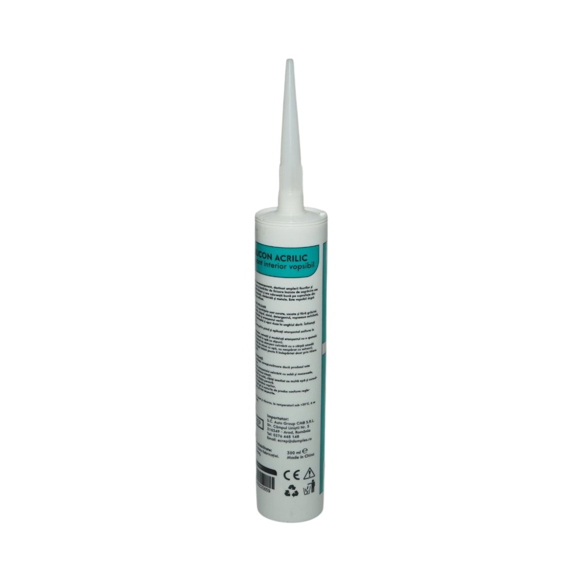 Silicon etansant acrilic negru interior vopsibil 300ml Breckner Germany - imagine 3