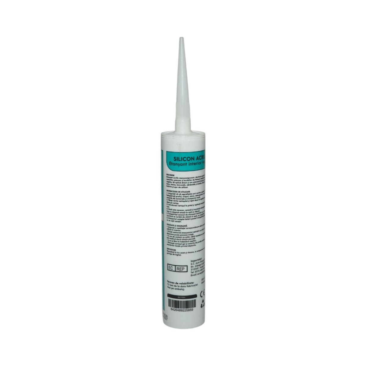 Silicon etansant acrilic negru interior vopsibil 300ml Breckner Germany - imagine 2