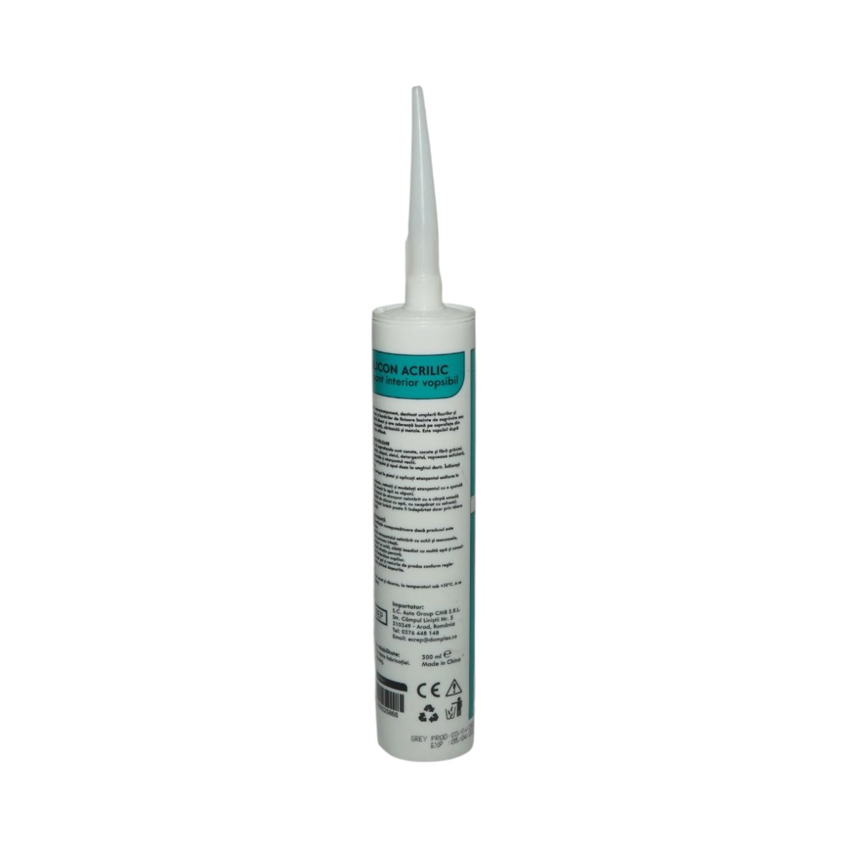Silicon etansant acrilic gri interior vopsibil 300ml Breckner Germany - imagine 3