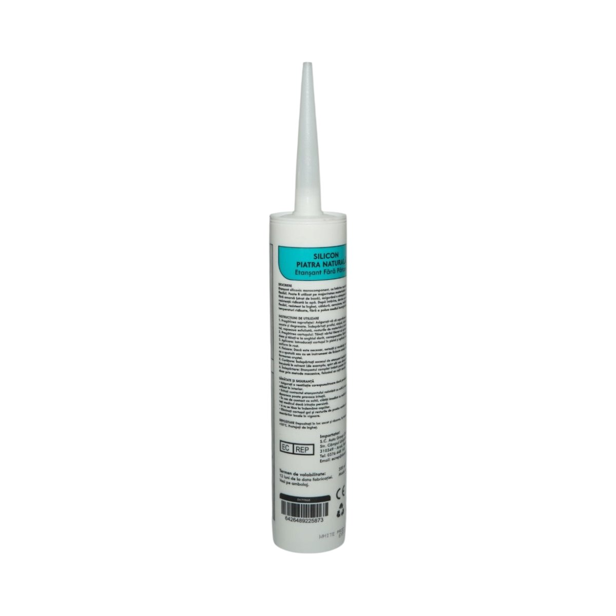 Silicon etansant neutral alb piatra naturala 300ml Breckner Germany - imagine 2