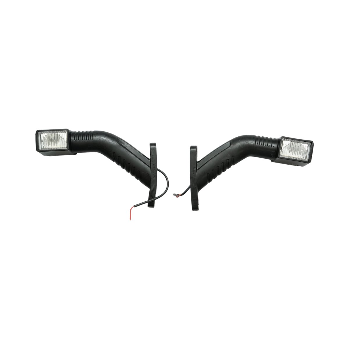 Lampa gabarit laterala LED cu brat 12V-24V 3 functii rosu-alb-galben 180mm Breckner Germany - imagine 2