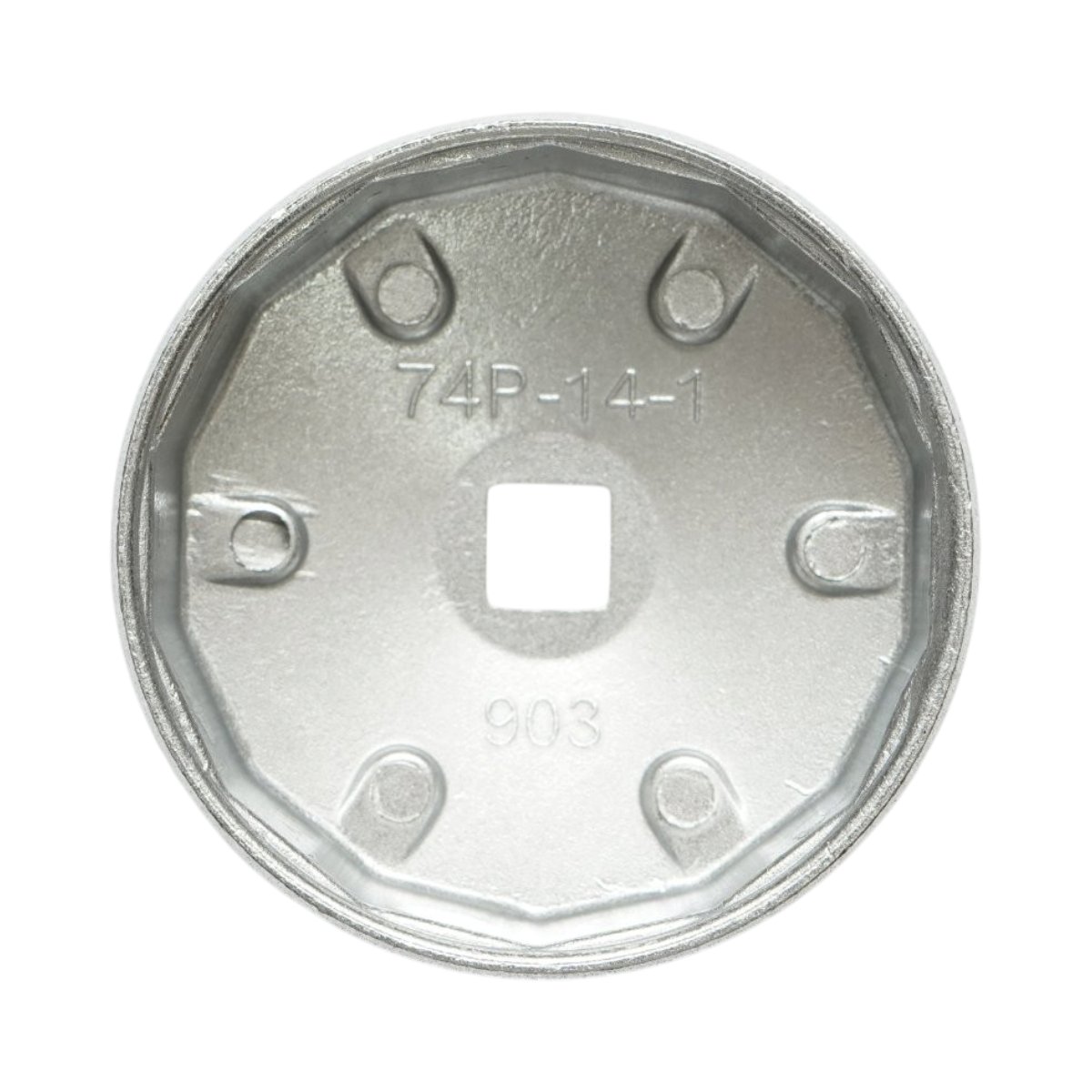 Cheie filtru ulei tip cupa 74mm x 14 laturi, patrat 1/2 inch Breckner Germany - imagine 3