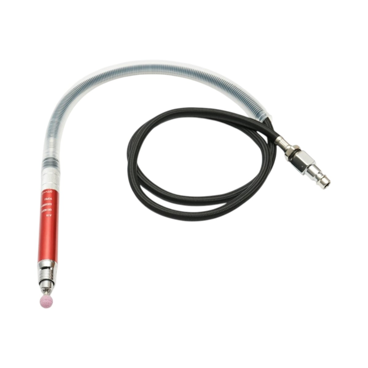 Trusa mini polizor pneumatic biax tip creion, 58000rpm, presiune 6.2 bar 17 piese Breckner Germany - imagine 4