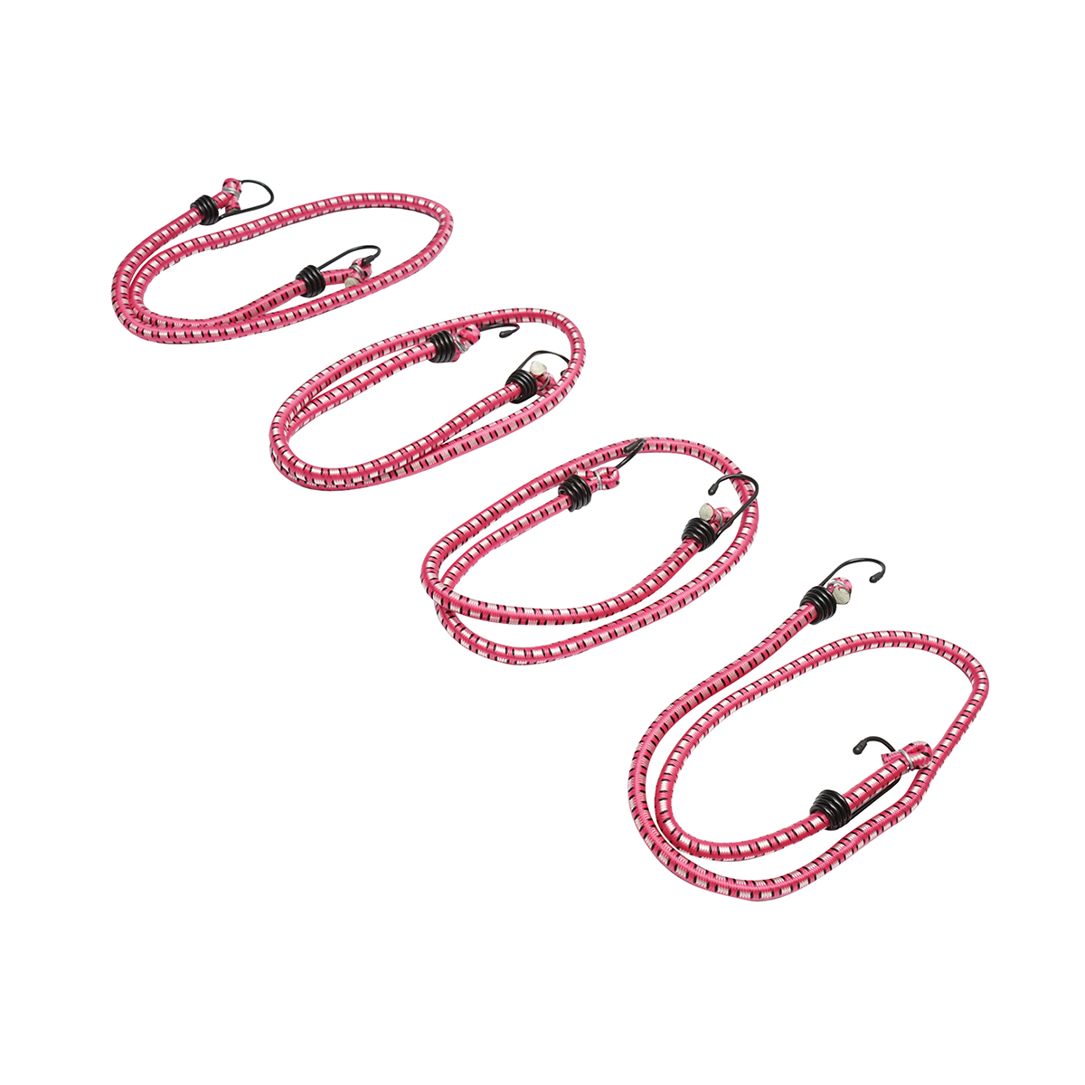 Set 4 corzi elastice cu carlige 10x1000mm pentru ancorare marfa Breckner Germany