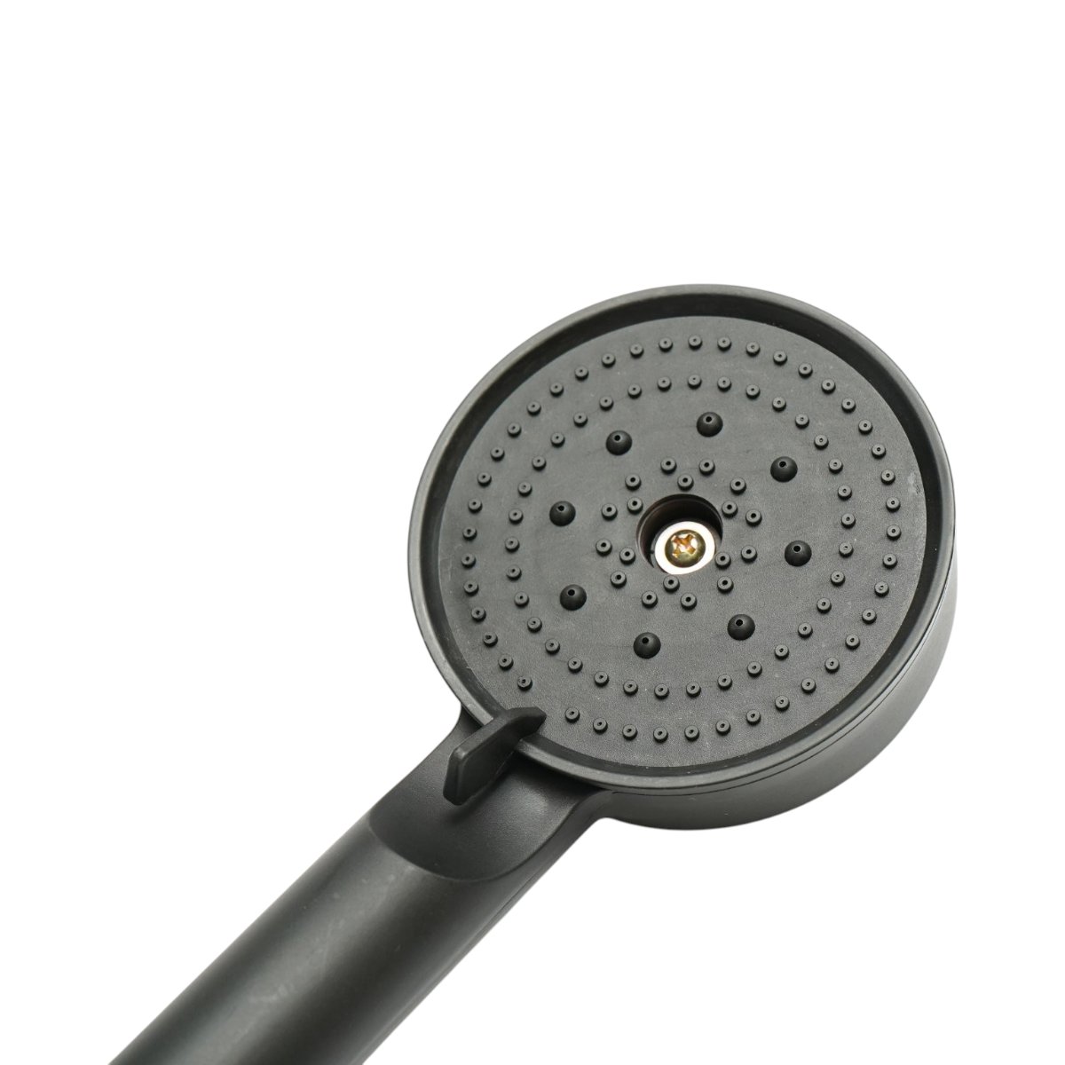 Para de dus baie rotunda, 5 functii, negru mat, plastic 85x220mm - imagine 6