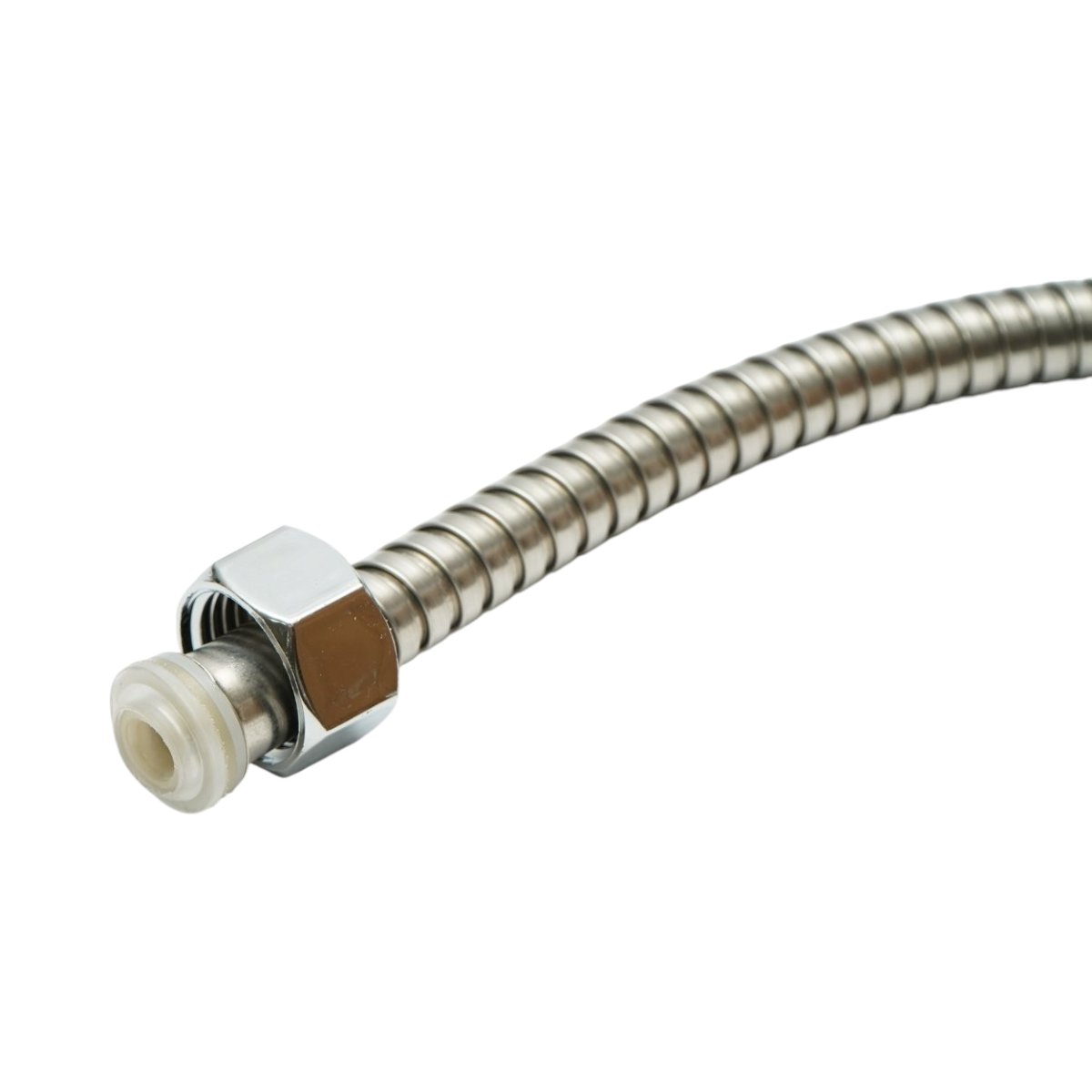 Set para dus cu furtun zincat 1.5m, suport perete, 5 functii, crom lucios, plastic 97x240mm - imagine 8