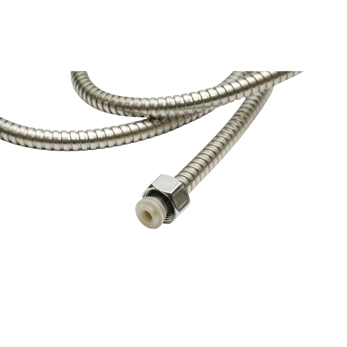 Set para dus cu furtun zincat 1.5m, suport perete, 5 functii, crom lucios, plastic 95x220mm - imagine 7