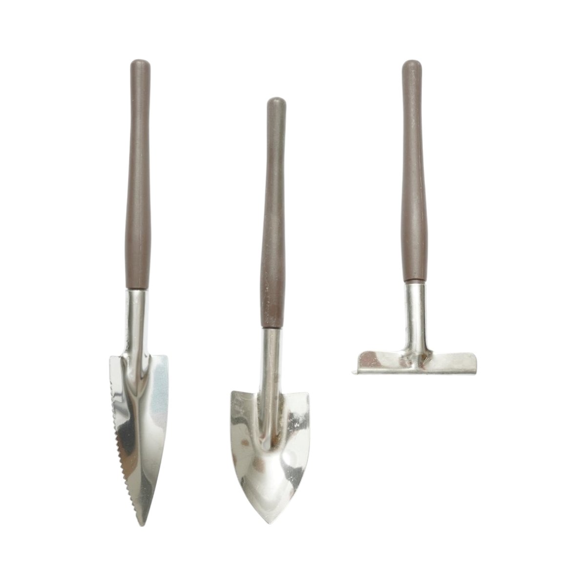 Set 3 unelte gradinarit cu lopatica, cultivator, grebla si maner metalic Breckner Germany - imagine 2