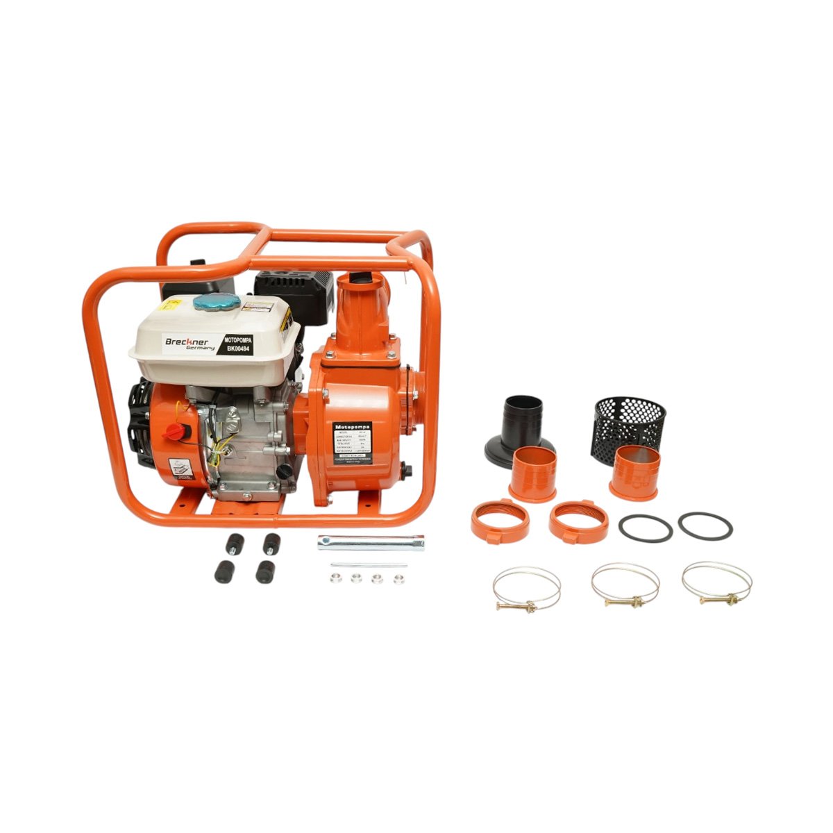 Motopompa pe benzina 7.5CP tip Honda WP30, 3 toli, debit 60m3/h, adancime absorbtie 8m, inaltime refulare 30m Breckner Germany - imagine 2
