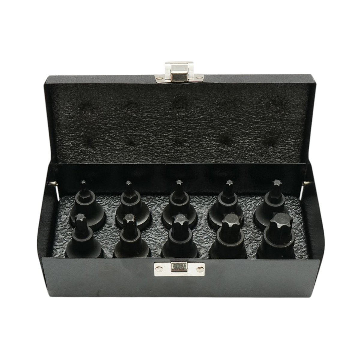 Trusa chei tubulare de impact biti torx scurte T20-T70, patrat 1/2 inch Cr-Mo 10 piese Breckner Germany - imagine 2