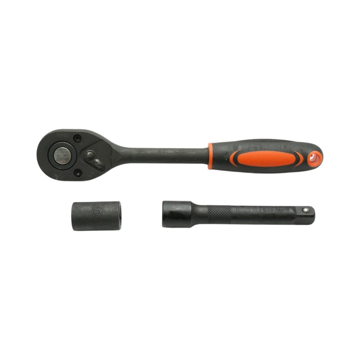 Set chei tubulare 10-24mm, prelungitor 125mm, antrenor cu clichet 1/2 inch 12 piese Cr-V Breckner Germany - imagine 3