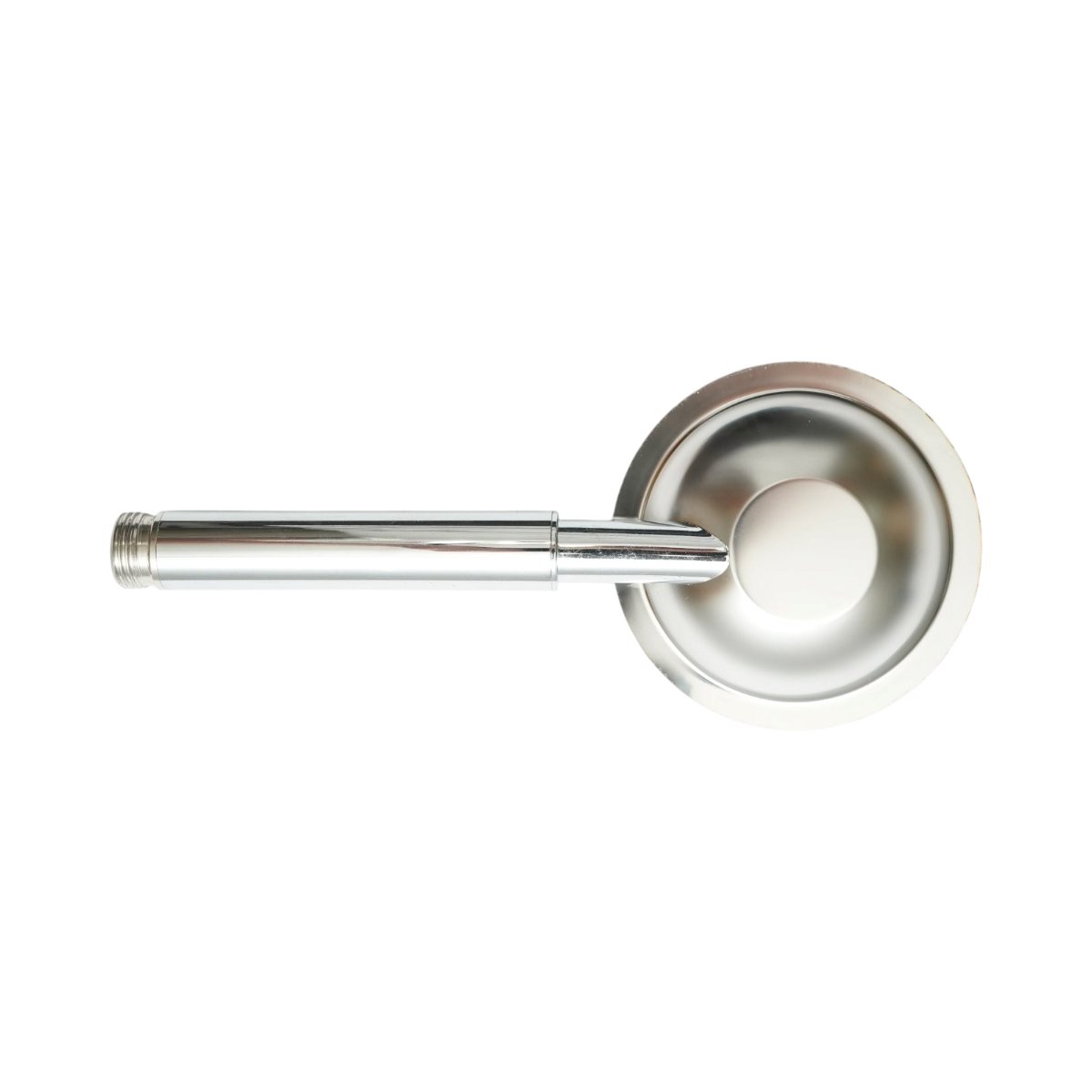 Para de dus baie rotunda, 1 functie tip ploaie, duze silicon, crom lucios, otel inoxidabil 100x225mm - imagine 3