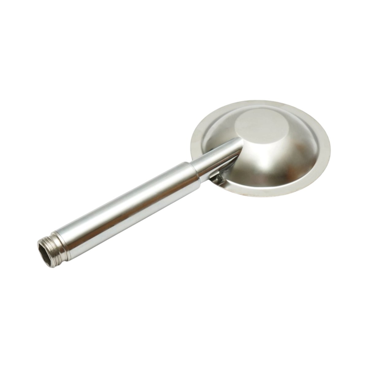 Para de dus baie rotunda, 1 functie tip ploaie, duze silicon, crom lucios, otel inoxidabil 100x225mm - imagine 5