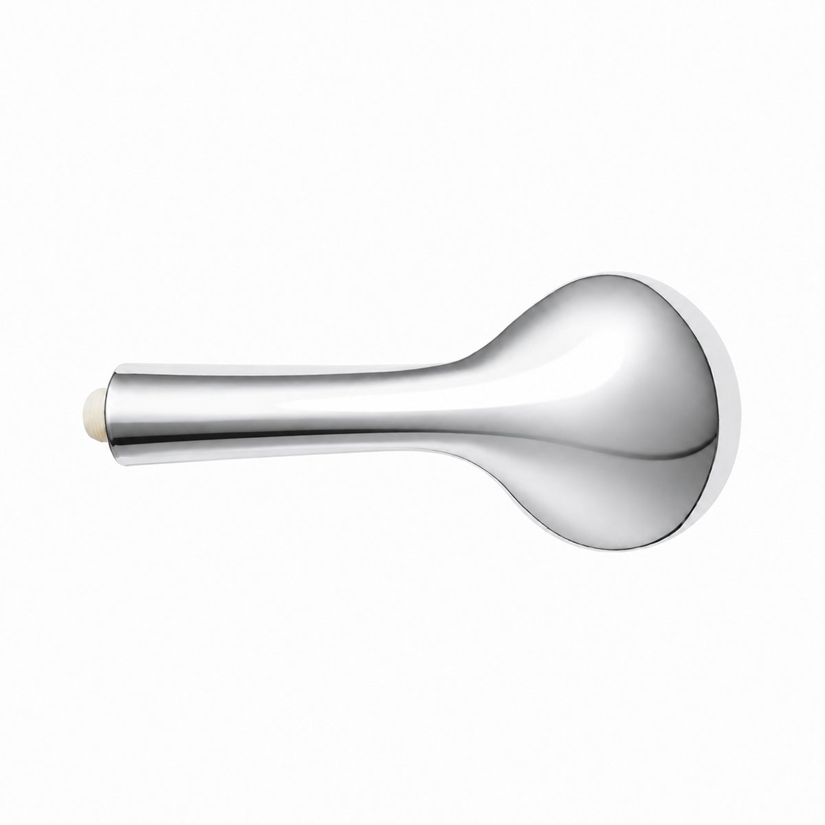 Para de dus baie rotunda, 5 functii, duze silicon, crom lucios, plastic 105x240mm - imagine 3