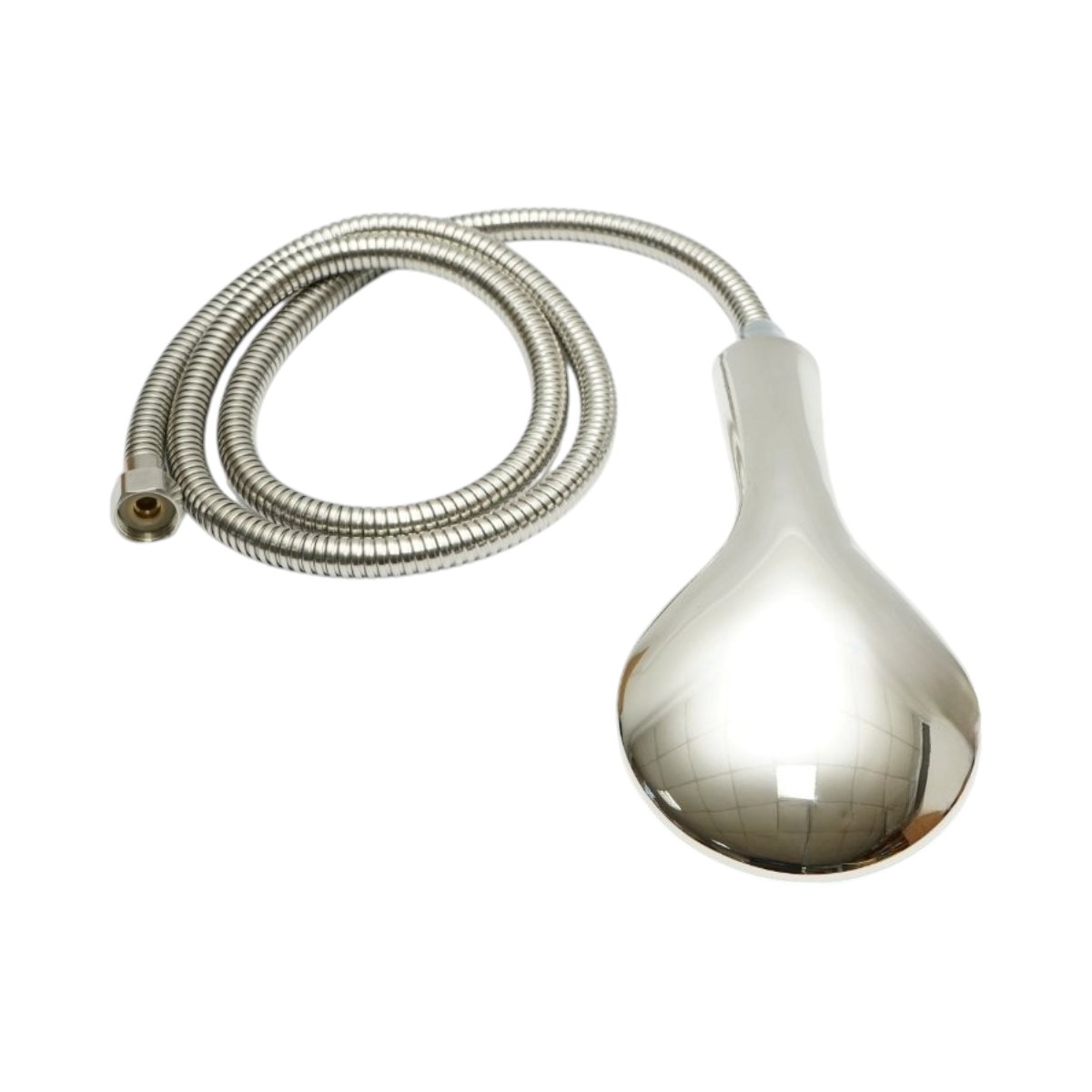 Set para dus cu furtun zincat 1.5m, 5 functii, duze silicon, crom lucios, plastic 105x240mm - imagine 8