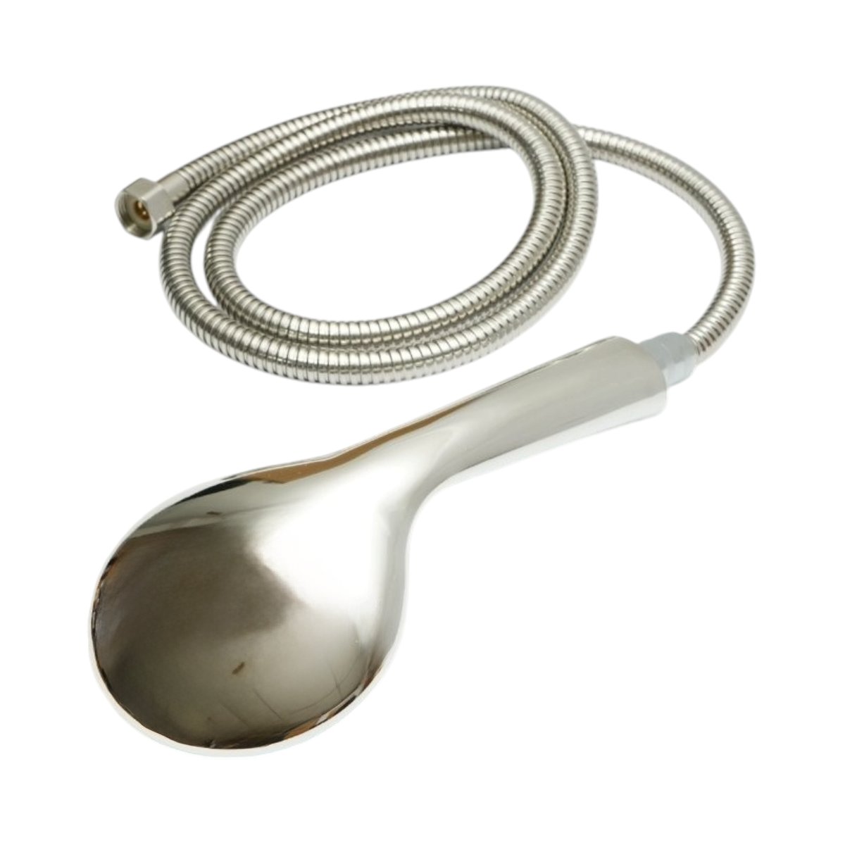 Set para dus cu furtun zincat 1.5m, 5 functii, duze silicon, crom lucios, plastic 105x240mm - imagine 6