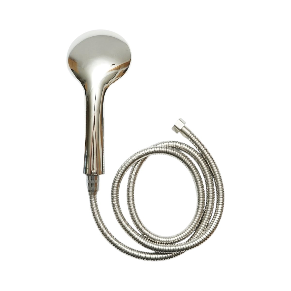 Set para dus cu furtun zincat 1.5m, 5 functii, duze silicon, crom lucios, plastic 105x240mm - imagine 3