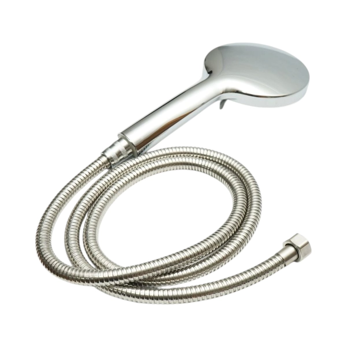 Set para dus cu furtun zincat 1.5m, 3 functii, duze silicon, crom lucios, plastic 120x250mm - imagine 6