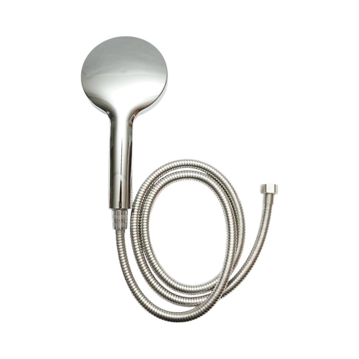 Set para dus cu furtun zincat 1.5m, 3 functii, duze silicon, crom lucios, plastic 120x250mm - imagine 3