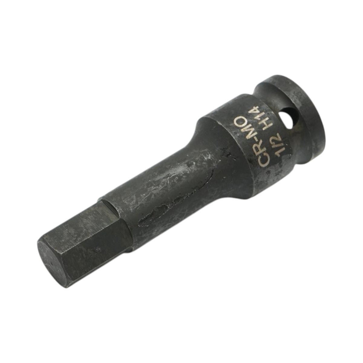 Cheie tubulara de impact bit hexagonal H14, 78mm, patrat 1/2 inch Cr-Mo Breckner Germany - imagine 2