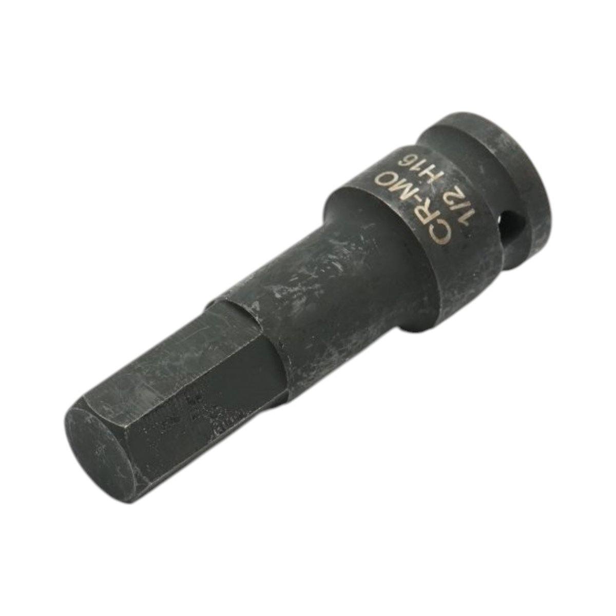 Cheie tubulara de impact bit hexagonal H16, 78mm, patrat 1/2 inch Cr-Mo Breckner Germany - imagine 2