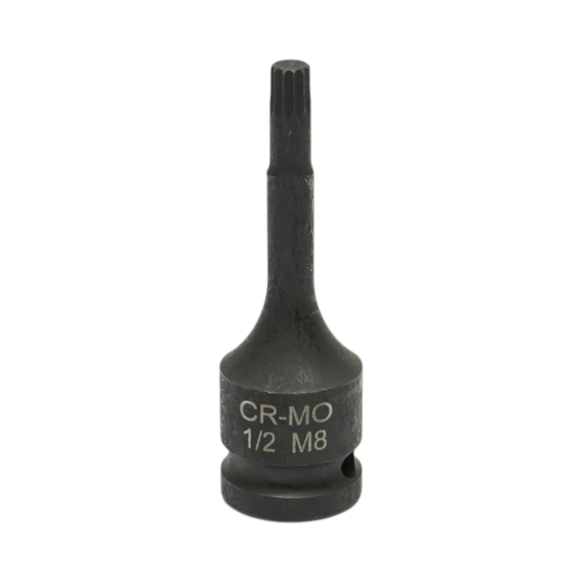 Cheie tubulara de impact bit spline M8, 78mm, patrat 1/2 inch Cr-Mo Breckner Germany