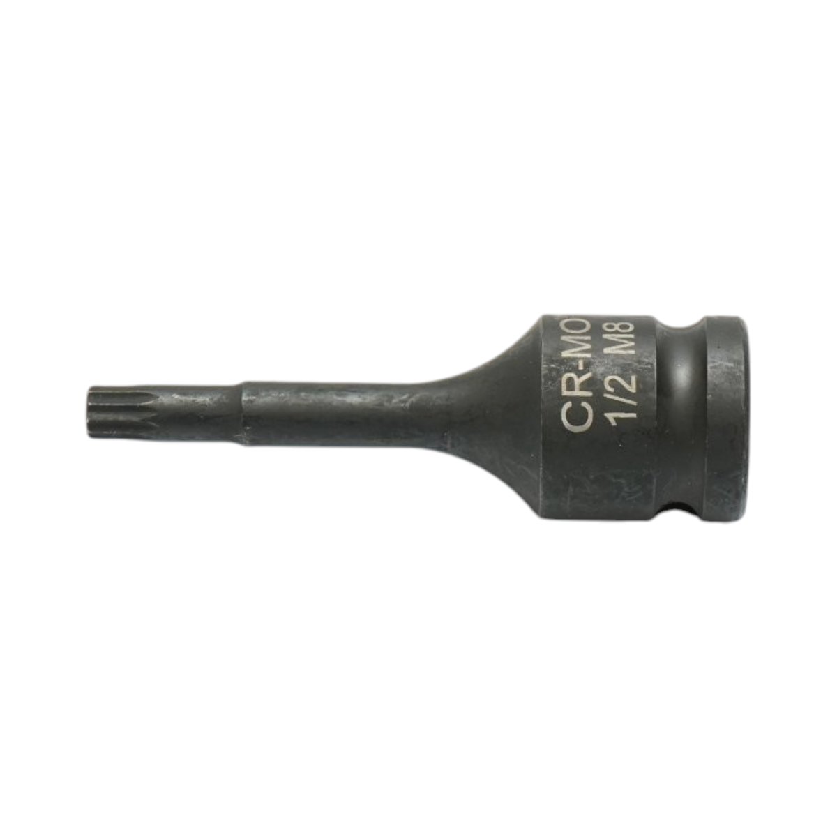 Cheie tubulara de impact bit spline M8, 78mm, patrat 1/2 inch Cr-Mo Breckner Germany - imagine 3