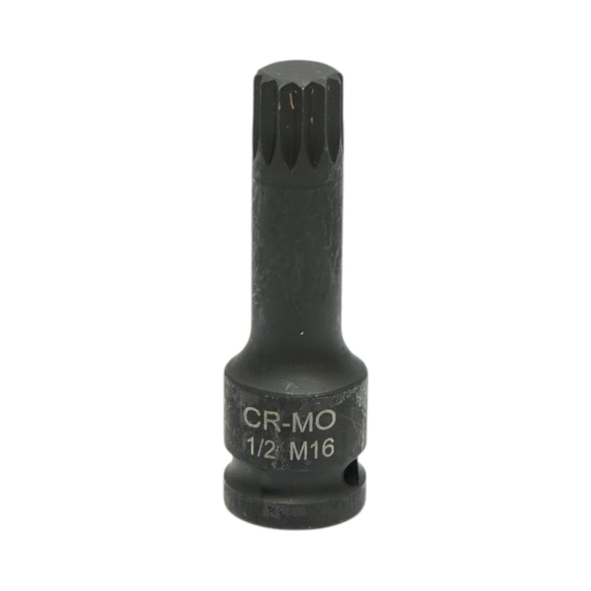Cheie tubulara de impact bit spline M16, 78mm, patrat 1/2 inch Cr-Mo Breckner Germany
