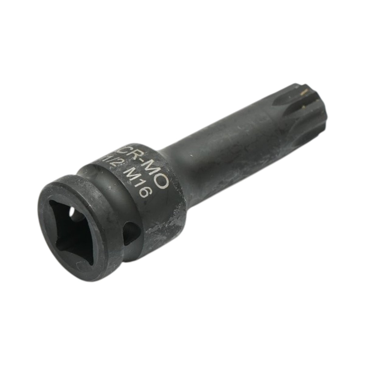Cheie tubulara de impact bit spline M16, 78mm, patrat 1/2 inch Cr-Mo Breckner Germany - imagine 5