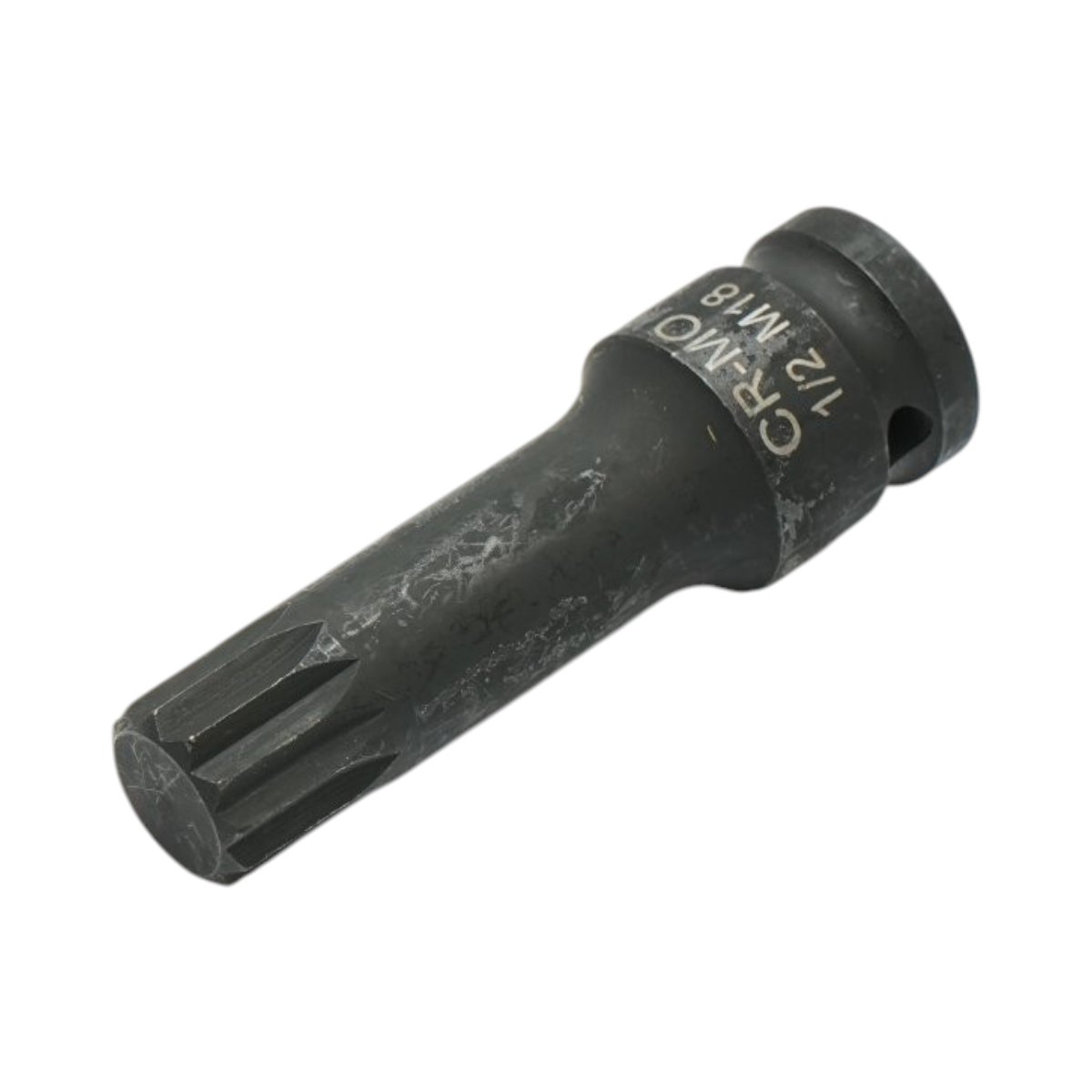 Cheie tubulara de impact bit spline M18, 78mm, patrat 1/2 inch Cr-Mo Breckner Germany - imagine 2