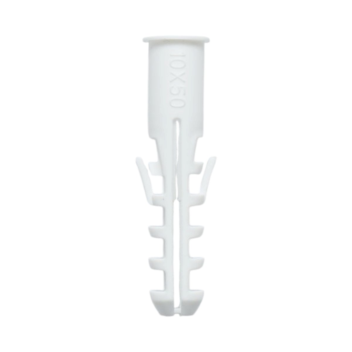 Diblu universal din plastic alb 10x50mm 100 buc/set