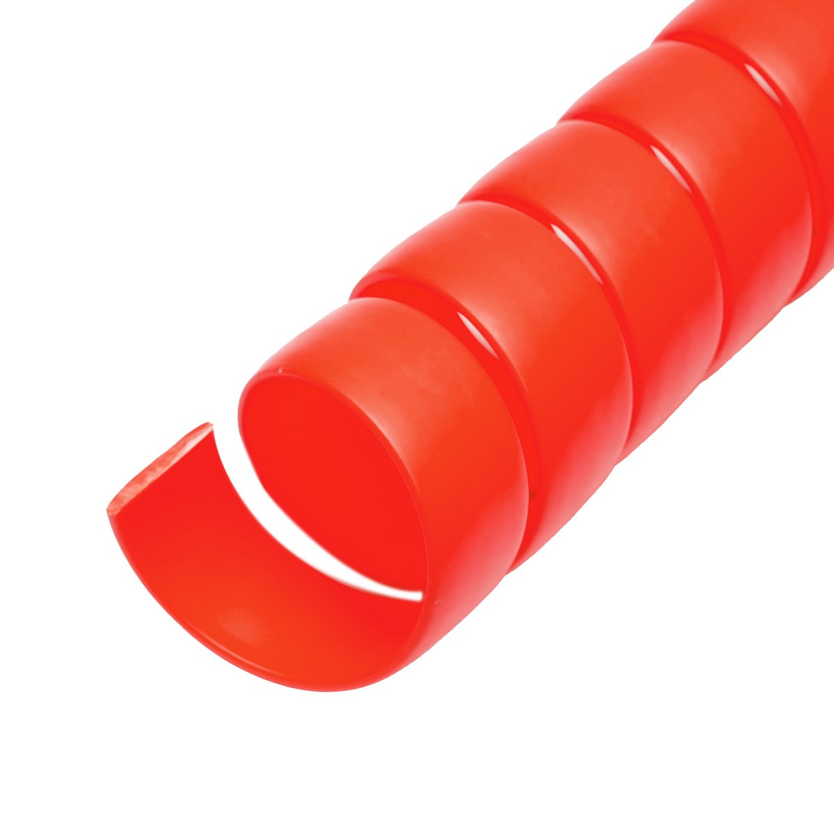 Spirala protectie furtun rosie 21x24.6mm 20m/rola Breckner Germany - imagine 2