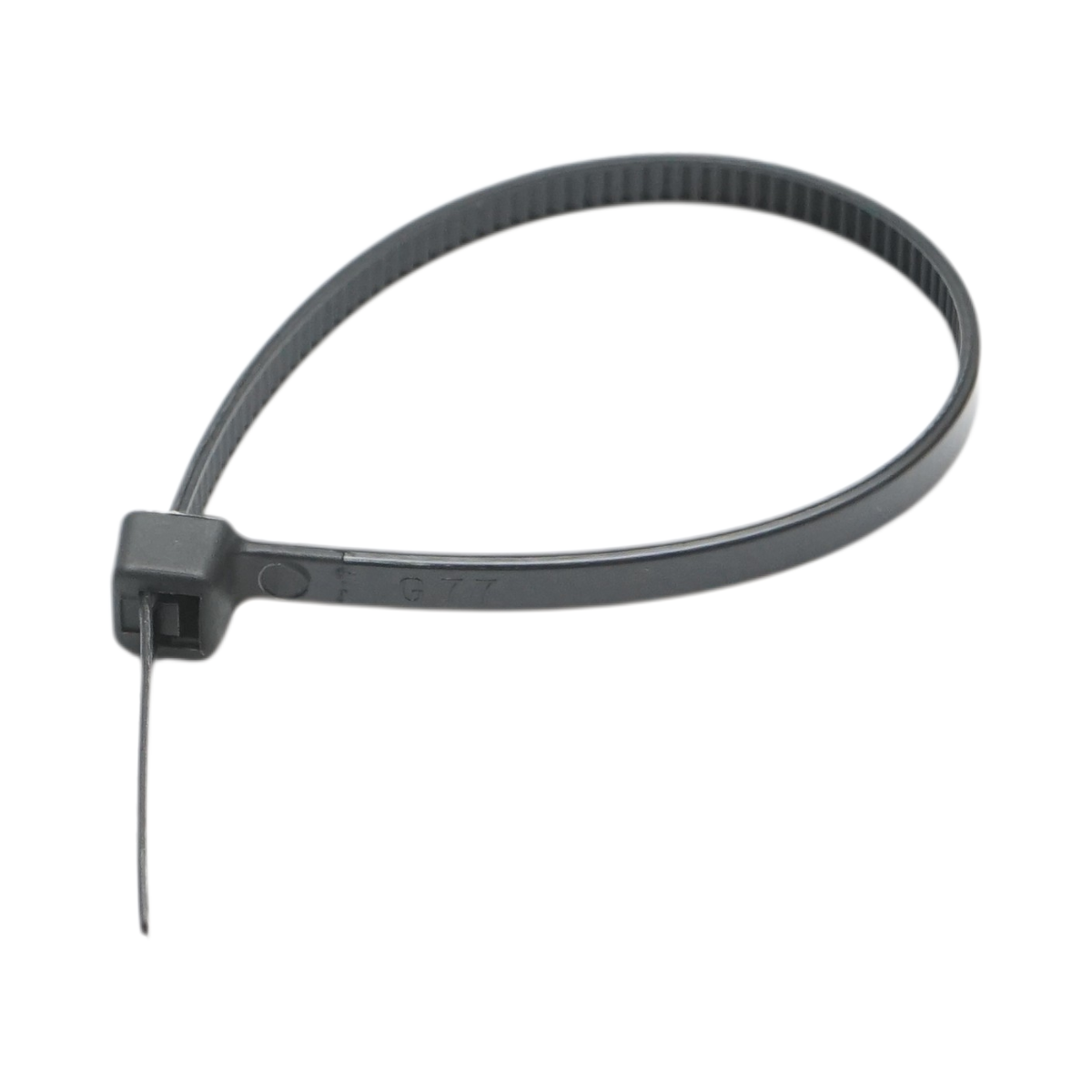 Faseta colier plastic negru 3.6x150mm 100 buc/set Longroad - imagine 3