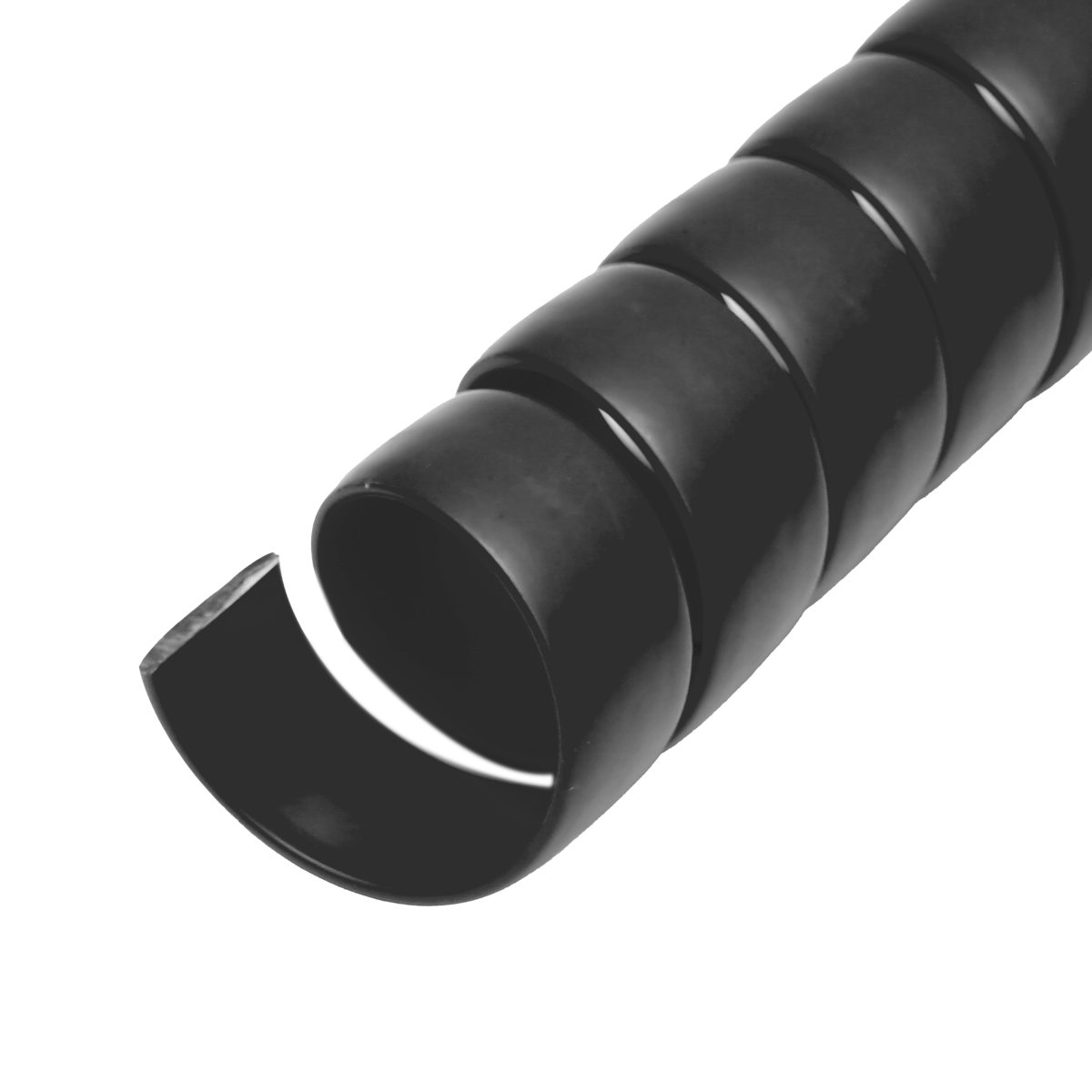 Spirala protectie furtun neagra 32x36mm 20m/rola Breckner Germany - imagine 2