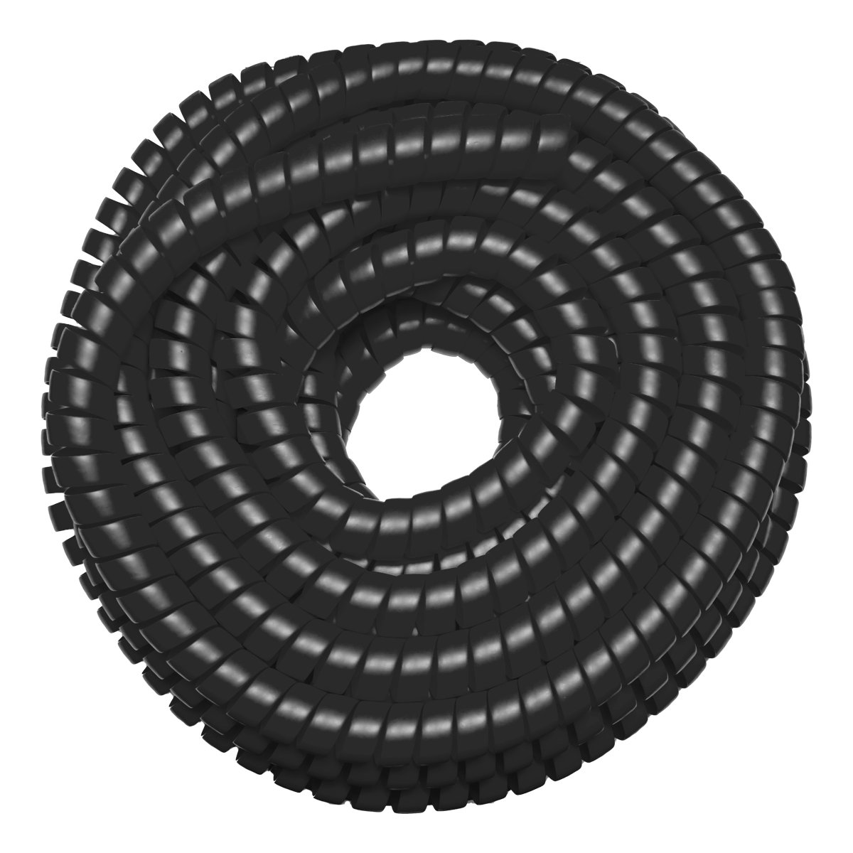 Spirala protectie furtun neagra 50x56mm 20m/rola Breckner Germany - imagine 4
