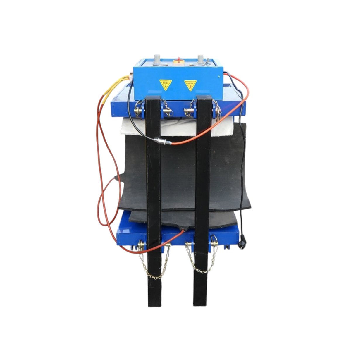 Masina vulcanizare la cald anvelope utilaje grele OTR, incalzire dubla 2400W, presare pneumatica - imagine 9