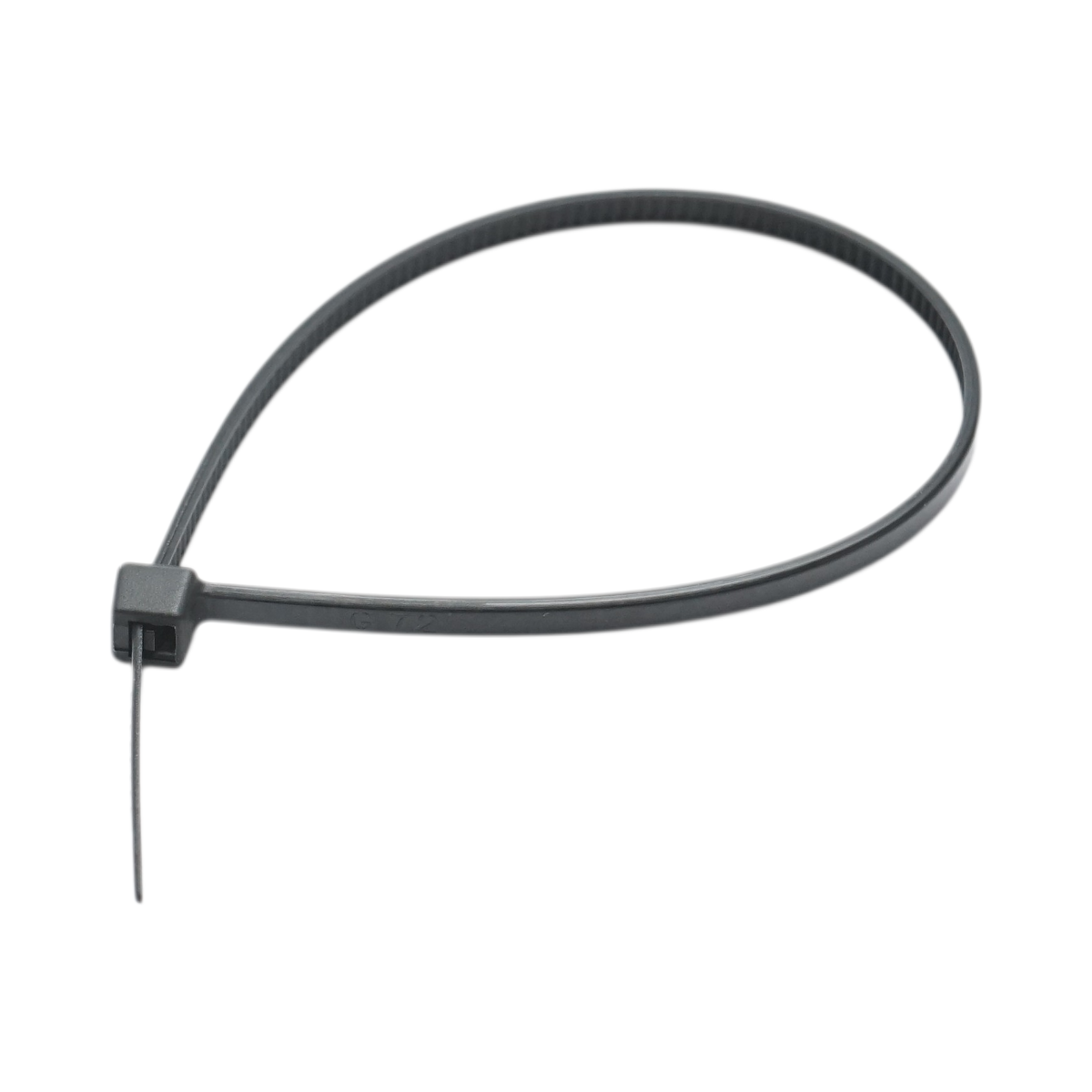 Faseta colier plastic negru 2.5x160mm 100 buc/set Longroad - imagine 3