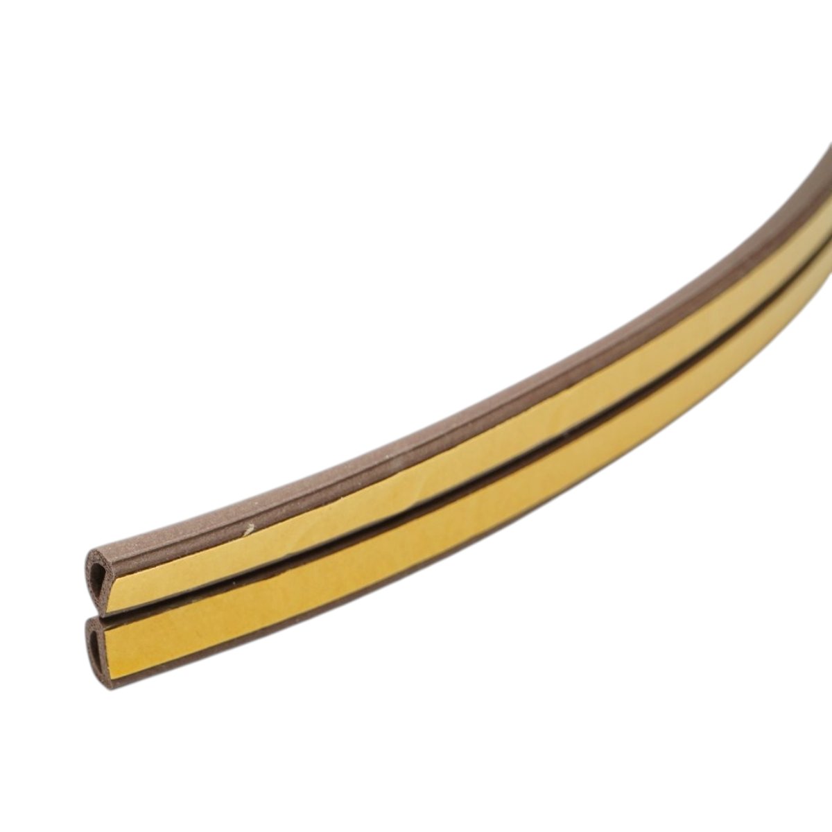 Garnitura etansare usi si ferestre maro autoadeziva 10m, profil D 3-7mm, EPDM HighPower - imagine 8