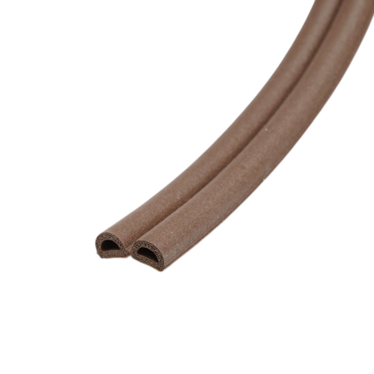 Garnitura etansare usi si ferestre maro autoadeziva 10m, profil D 3-7mm, EPDM HighPower - imagine 7