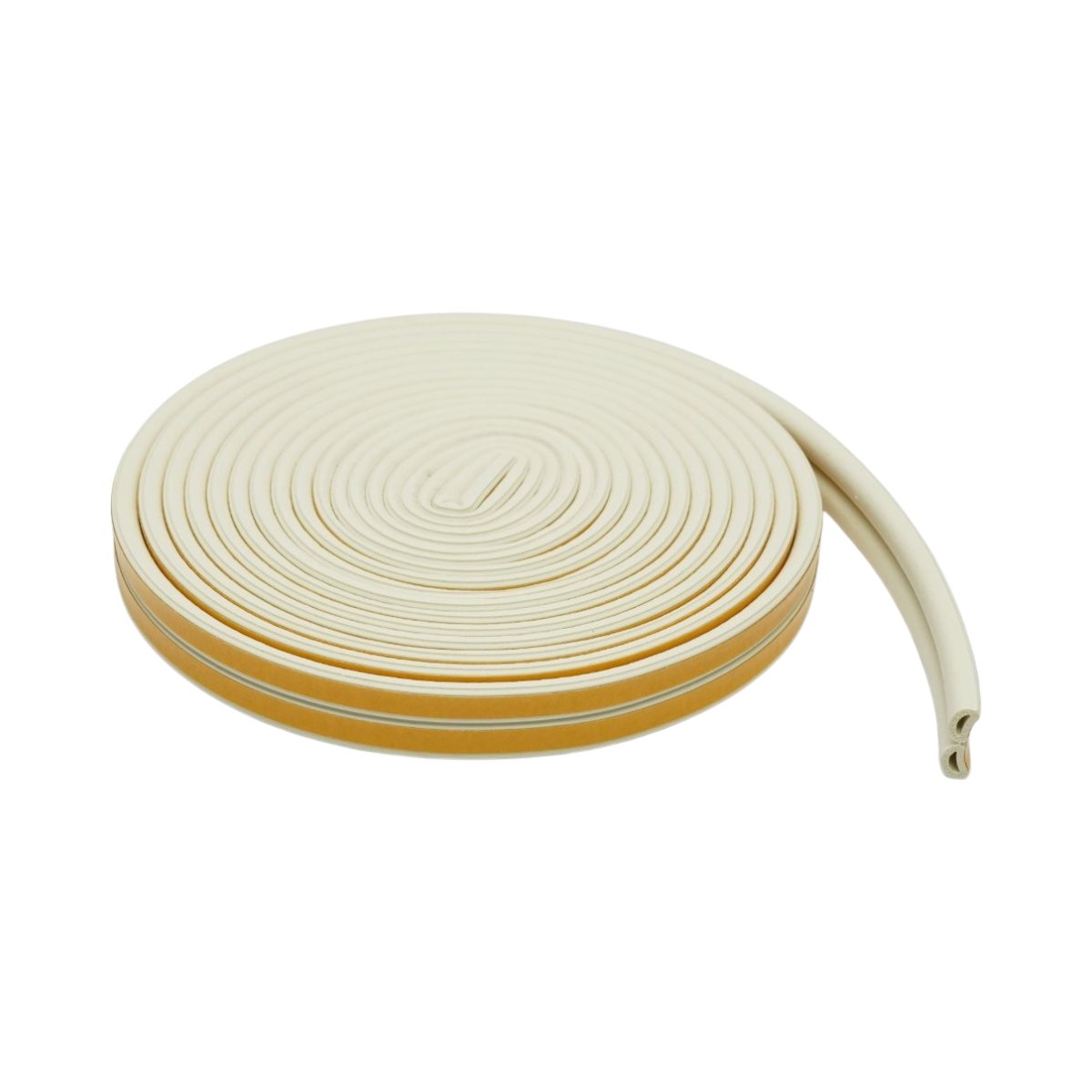 Garnitura etansare usi si ferestre alba autoadeziva 10m, profil D 3-7mm, EPDM HighPower - imagine 5