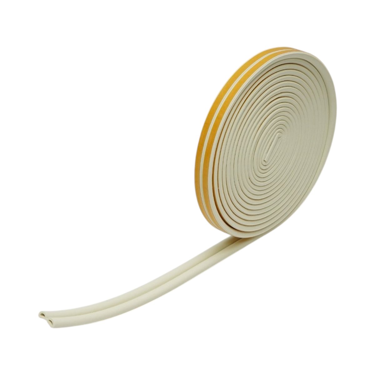 Garnitura etansare usi si ferestre alba autoadeziva 10m, profil D 3-7mm, EPDM HighPower - imagine 4