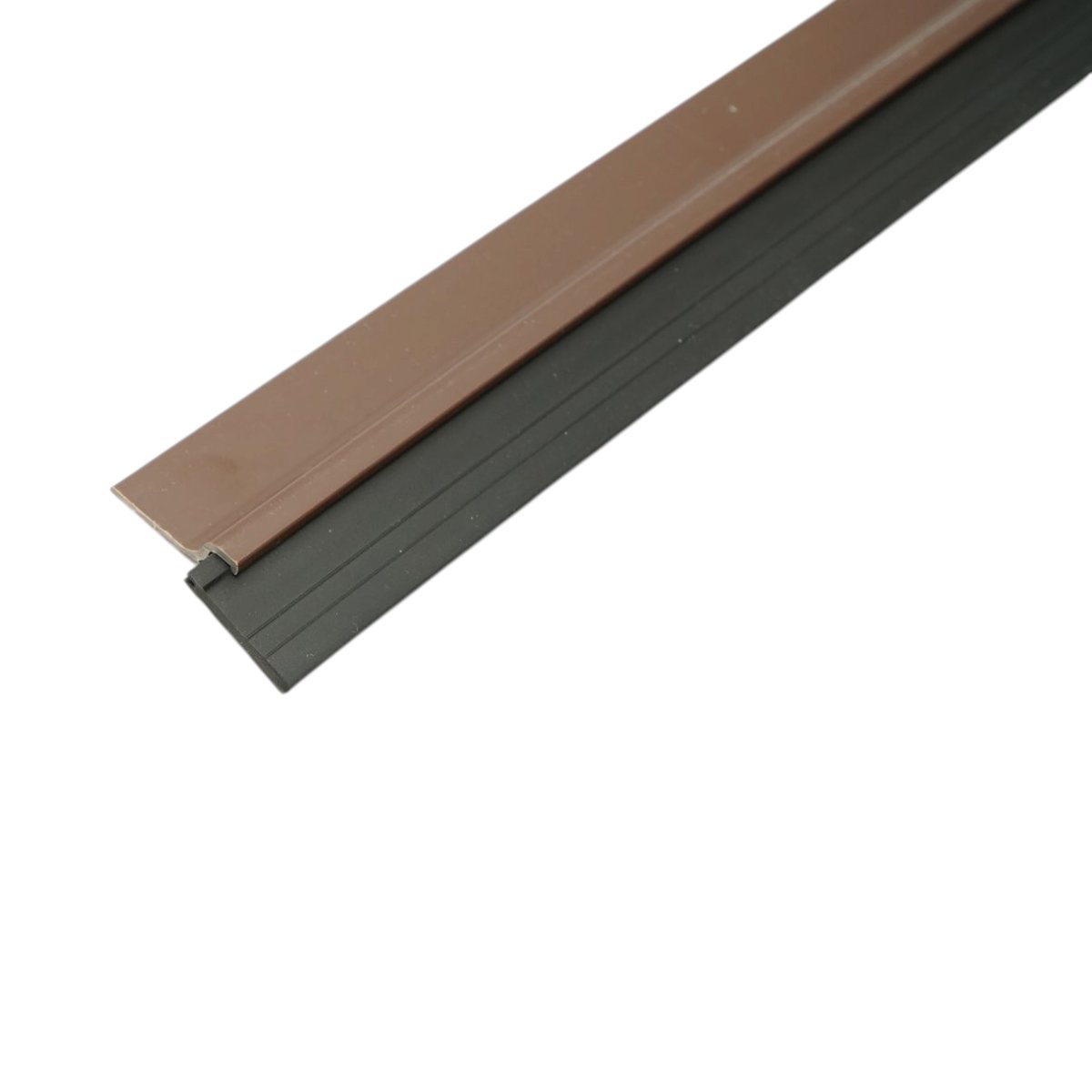 Banda etansare usa autoadeziva cu cauciuc 1m din PVC maro HighPower - imagine 4