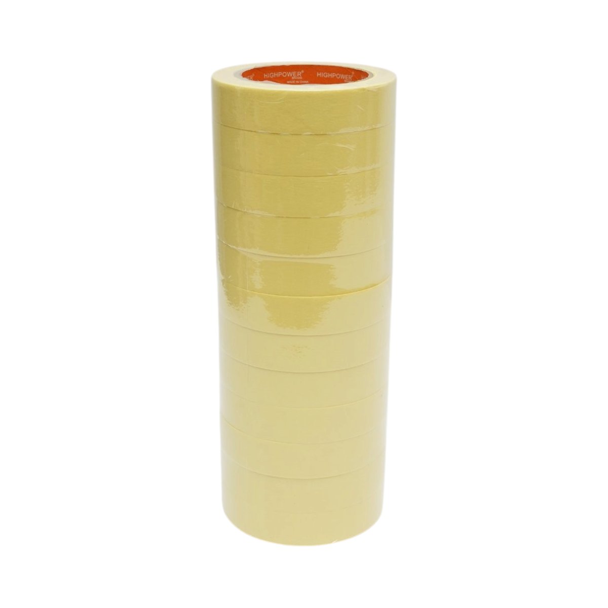 Banda adeziva mascare uz general 24mm x 36m din hartie galbena HighPower - imagine 7