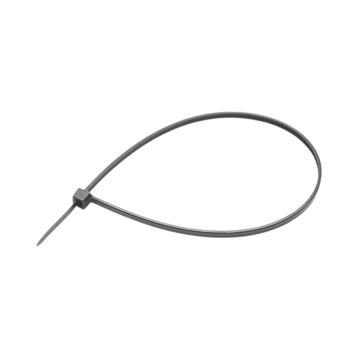 Faseta colier plastic negru 2.5x200mm 100 buc/set Longroad - imagine 3