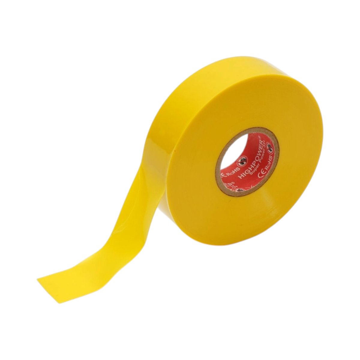 Banda izolatoare galbena vinil 19mm x 20m Premium Super Power 33+ HighPower - imagine 2