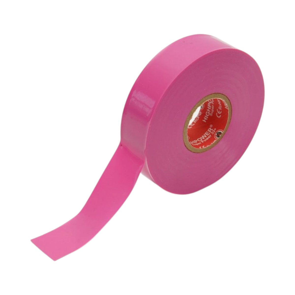 Banda izolatoare roz vinil 19mm x 20m Premium Super Power 33+ HighPower - imagine 2