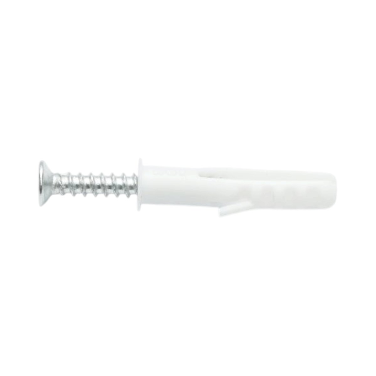 Set diblu universal din plastic alb 6x30mm cu surub 4x30mm 50 buc/set - imagine 5